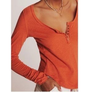 Anthropologie Pilcro Sustainable Henley